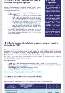 Lettre d'information n°6 FACT en Occitanie