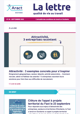 Newsletter Aract Occitanie septembre 2022