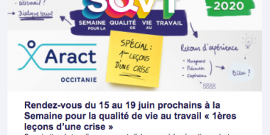 Une Newsletter Aract Occitanie juin 2020