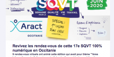 Une Newsletter Aract Occitanie juillet 2020