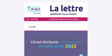 Newsletter Aract Occitanie - janvier 2022 - Une