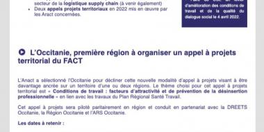 Lettre d'information n°6 FACT en Occitanie