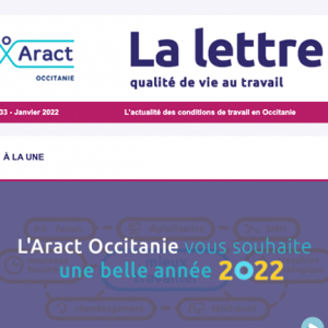 Newsletter Aract Occitanie - janvier 2022 - Une