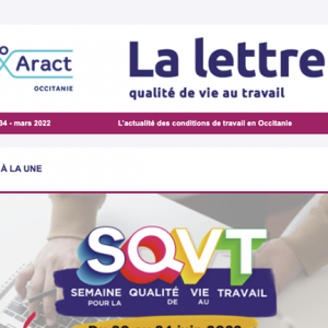 Newsletter Aract Occitanie - mars 2022 - Une