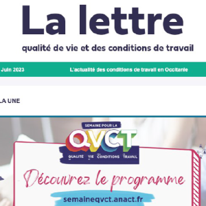 Newsletter de l'Aract Occitanie - juin 2023 - Une