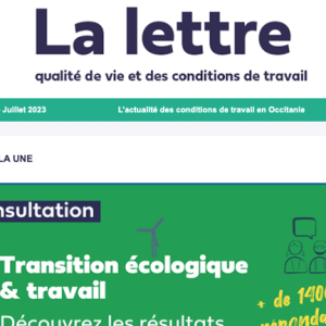 Newsletter de l'Aract Occitanie - juillet 2023