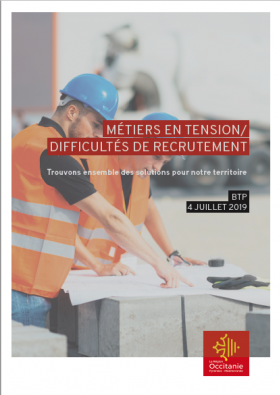 Métiers en tension et difficultés de recrutement dans le BTP en Occitanie