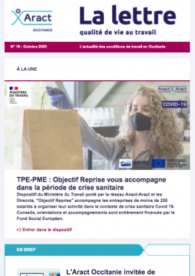 Une Newsletter Aract Occitanie octobre 2020