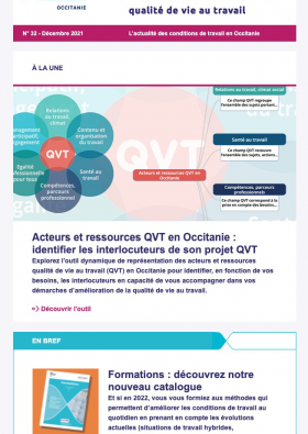 Newsletter Aract Occitanie décembre 2021
