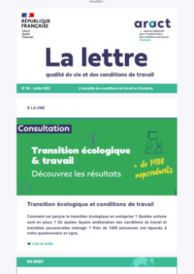 Newsletter de l'Aract Occitanie - juillet 2023